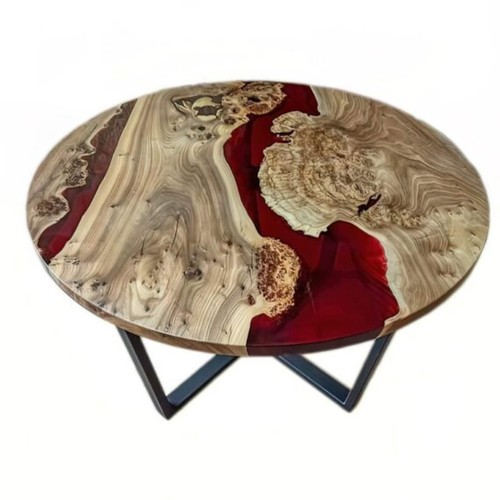 Table ronde époxy - ,, salle