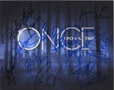 Once Upon A Time season 6 cast signed 8x10 photo by 11