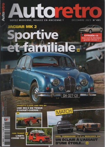 Auto retro 491 jaguar mk2 - auto,