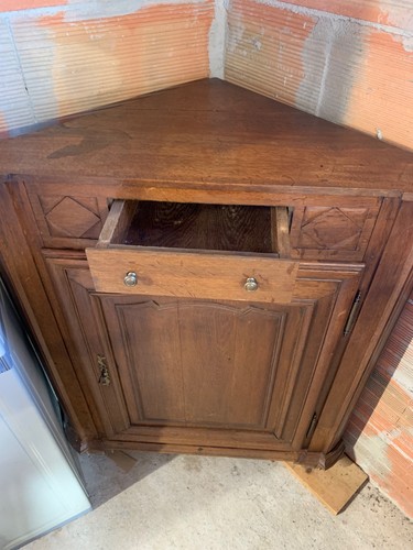 Meuble bas angle - d’angle, ancien