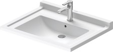 Duravit lavabo Starck 3 Vital 70 cm, 1 trou de robinetterie, 03097000001, cou...