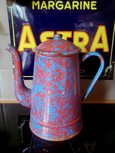 Ancienne cafetière émaillée - cafetiÈre,