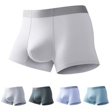 Boxer homme couleur unie sans