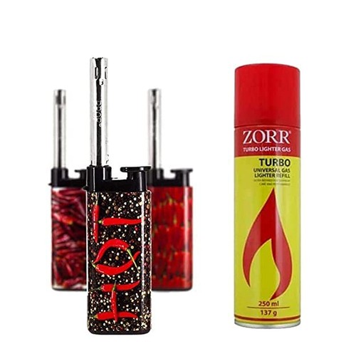 Pack allume gaz - de, +