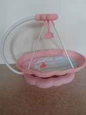 Zapf Creations Baby Annabell Sweet Dreams Pink Naptime Cloud Swinging Cot 3+