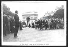 1935 -- COLONEL DE LA ROCQUE DURING A PARADE OF THE CROSSES OF FIRE. 3Y207