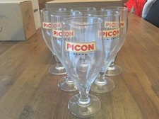 Lot de 6 verres picon biere