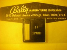 flipper Bally : entrée de