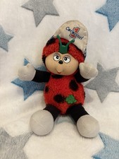 Vintage Cococinel Plush with Blue and White Plaid Cap