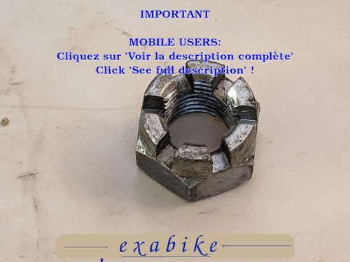 Ecrou axe roue arriere - roue,