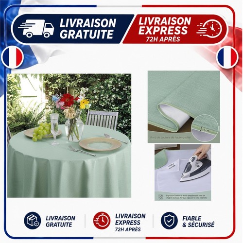 Nappe ronde pvc romanstile - ronde,
