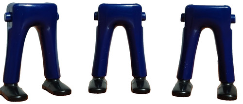 Playmobil jambes bleues - playmobil, x3