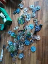 Tassel for wall lamp or Murano chandelier sea anemone flower 