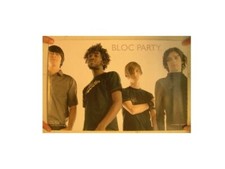 Bloc Party Poster Silent Alarm Two Sided Party.