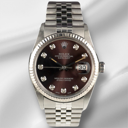 Rolex datejust acier mm - acier, 36