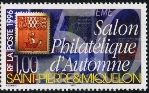 Stamp timbre saint pierre et - stamp, /