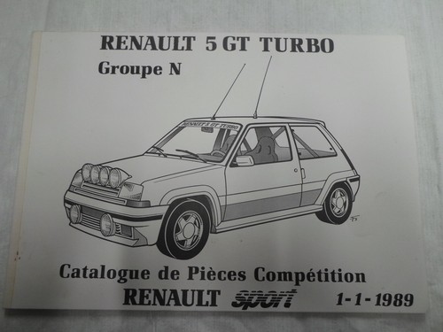 Renault turbo catalogue - gt,