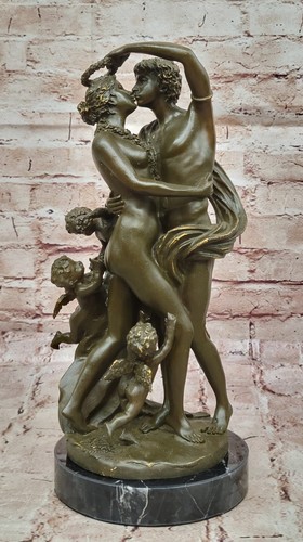 Sculpture bronze signée de - en,