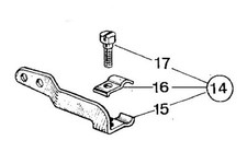 Support gaine starter carbu. WEBER  DLE DDC DDE DM Citroën DS19 DS20 DS21 DS23