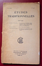 ÉTUDES TRADITIONNELLES JUIN 1955 SYMBOLES DES LETTRES HÉBRAÏQUES CHACORNAC PARIS