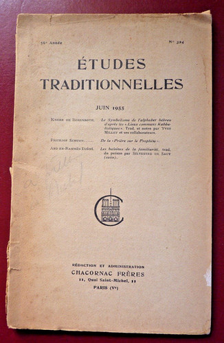 études traditionnelles juin - Études,