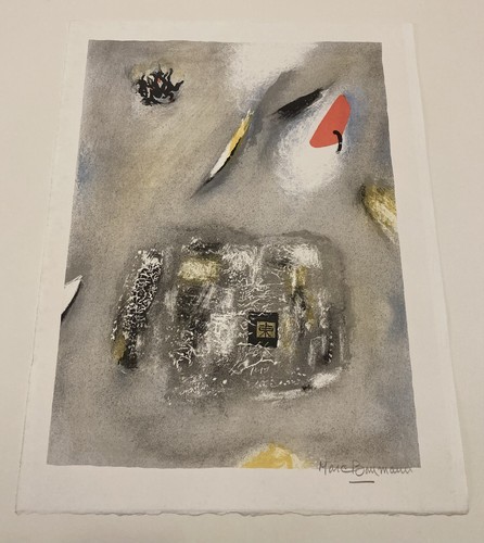 Lithographie signée marc - signée,