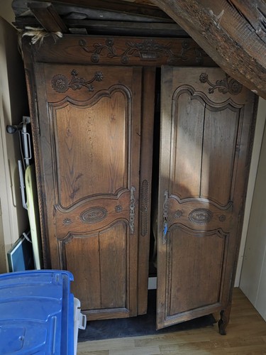 Armoire ancienne bois - armoire,