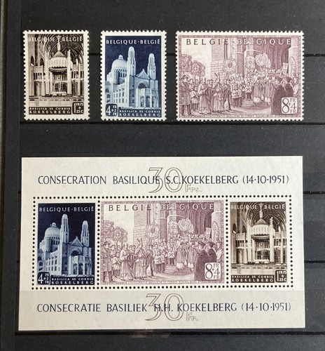 Lot timbres belges neufs - de,