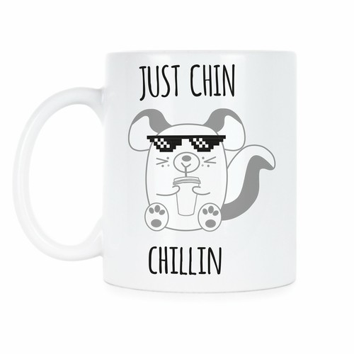 Chinchilla coffee mug - coffee, just