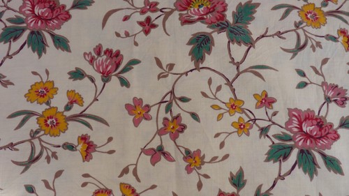 Ancien tissu vintage french - vintage,
