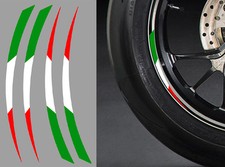 4 STICKER ITALIE ROUE JANTE