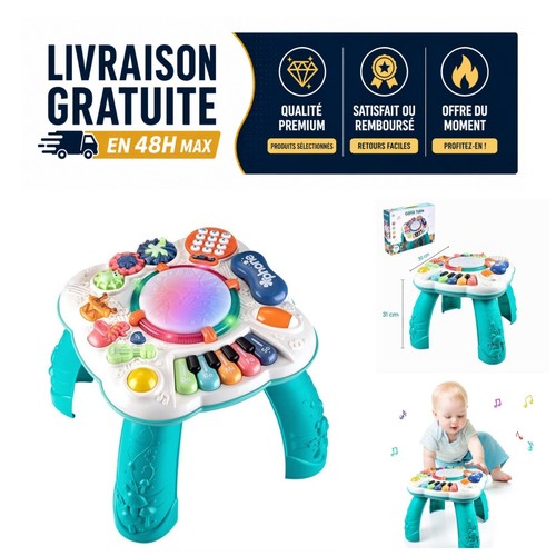 Table activités bébé - table,
