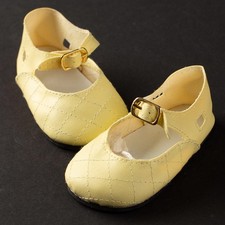 chaussure jaune 98mm poupée