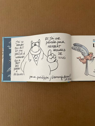 Philippe geluck dédicace - philippe,