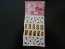 STICKERS ONGLES-FOND OR- lot
