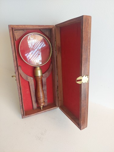 Ancien coffret bois blason - ancien, en