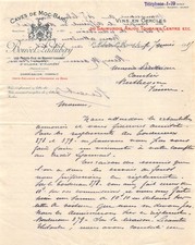 1911 MOC CELLAR BARREL BOUVET LADUBAY WINES IN CIRCLE A SAINT HILAIRE SAINT F