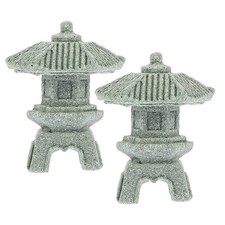  Mini statue de pagode en pierre, lanterne de Style japonais, décoration de