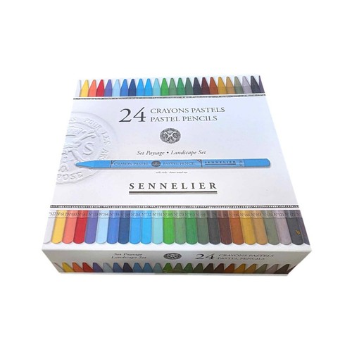 Boite crayons pastel - boite, 24