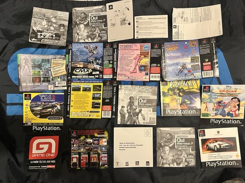 Lot notices jaquettes - •,