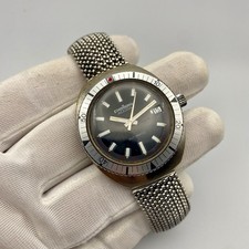 Skin Diver Vintage Pallas Adora Black Dial Diver Men’s Watch 1970s Ultra Rare