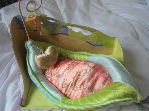 Lit meridienne pour poupee - lit,