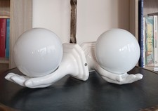 Paire d'Appliques Main en