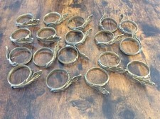 18 ANCIENS ANNEAUX DE RIDEAU