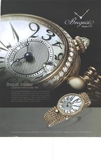 ADVERTISEMENT 2012 BREGUET the first wristwatch 1810