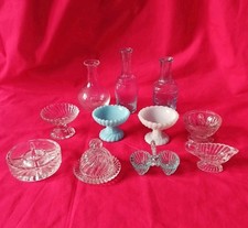 lot dinette ancienne en verre