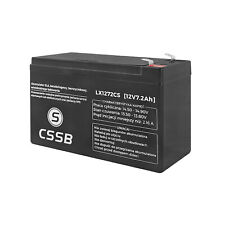 Batterie gel 12V 7.2Ah rechargeable sans fuite et sans entretien CSSB