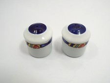 Bernardaud Limoges Borghese 2 Individual Salt & Pepper Shaker Sets, with boxes