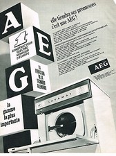 ADVERTISING 024 1969 AEG LAVAMAT laundry wash