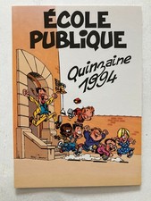 Carte postale quinzaine école publique - 1994 petit spirou tome et janry TTBE